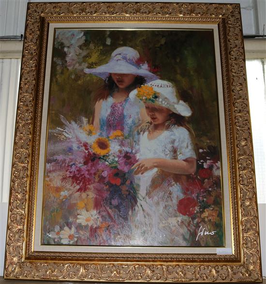 Guiseppe Pino, seriograph, A Perfect Gift of Love